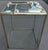 Vintage 1980s 24k Gold Leaded Beveled Glass Tissue Box Cover For Sale - Image 4 of 10