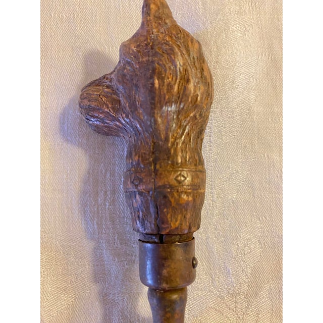Vintage Syroco Wood Resin Scottish Terrier Head Figural Bottle Opener For Sale - Image 9 of 10