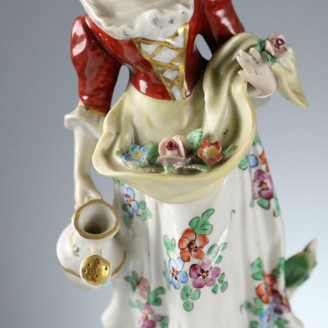 German Porcelain Figurines from Rudolstadt, Set of 2 For Sale - Image 4 of 12