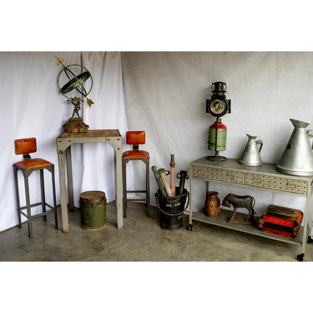 Metal Metal Console Table For Sale - Image 7 of 9