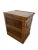 1980s Vintage Tiger Oak File Cabinet Two Drawers One Locks Paneled Sides Legal Size For Sale - Image 5 of 13