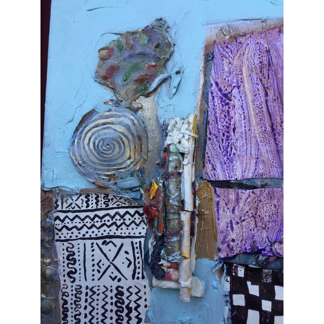 Abstract Expressionism 1990s Framed Jazz Musician Painting by Pashyanti Carole Hand For Sale - Image 3 of 6