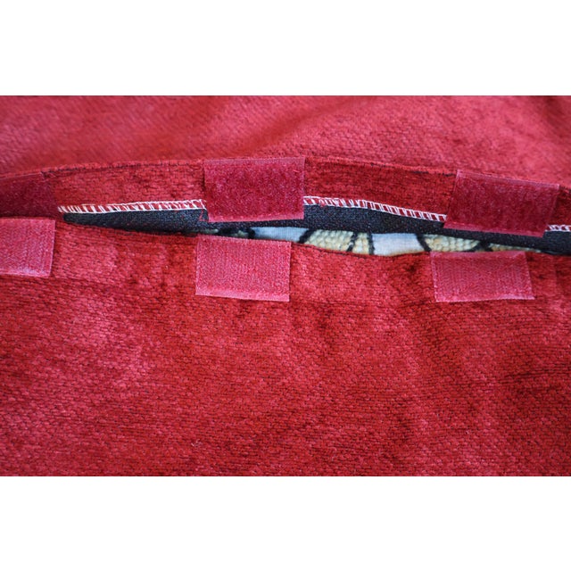 Vintage Judi Boisson 2003 “Camp Canoe” Hand-Hooked Pillow Cover—Unused For Sale - Image 16 of 18