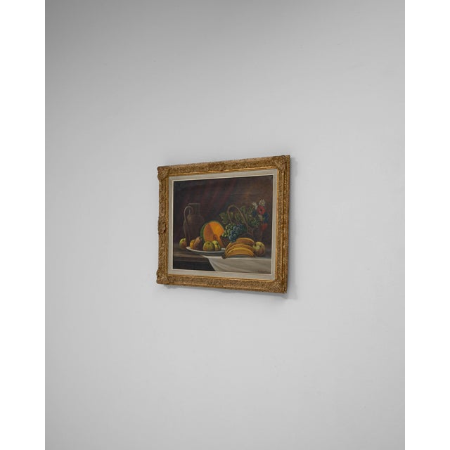 20th Century Belgian Still Life Fruit Painting in Gilded Wood Frame For Sale In Greensboro - Image 6 of 18