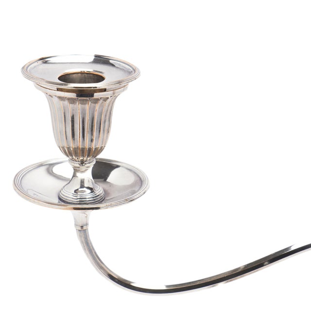 Pair of George III Old Sheffield Plate Three-Light Candelabra, Circa 1780-90 For Sale - Image 11 of 13