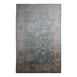 Hand Knotted Oushak Rug. 09'05" X 13'08" For Sale