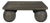 Modern Graphite Orb Leg Coffee Table For Sale