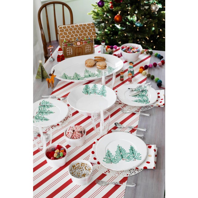 VIETRI Melamine Lastra Holiday Oval Platter For Sale In Raleigh - Image 6 of 11