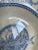 Ceramic Antique Staffordshire Blue and White Ironstone "Woodland" Bowl by William Brownfield & Sons For Sale - Image 7 of 12
