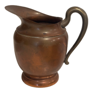 Vintage European Decorative Copperware Pitcher / Copperware Vase
