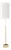Regina Andrew Geo Rectangle Floor Lamp in Natural Brass For Sale