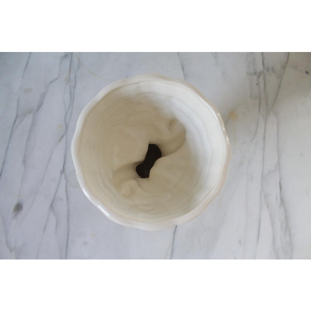 Vintage Ceramic Dolphin Fish Planter / Vase For Sale - Image 9 of 10
