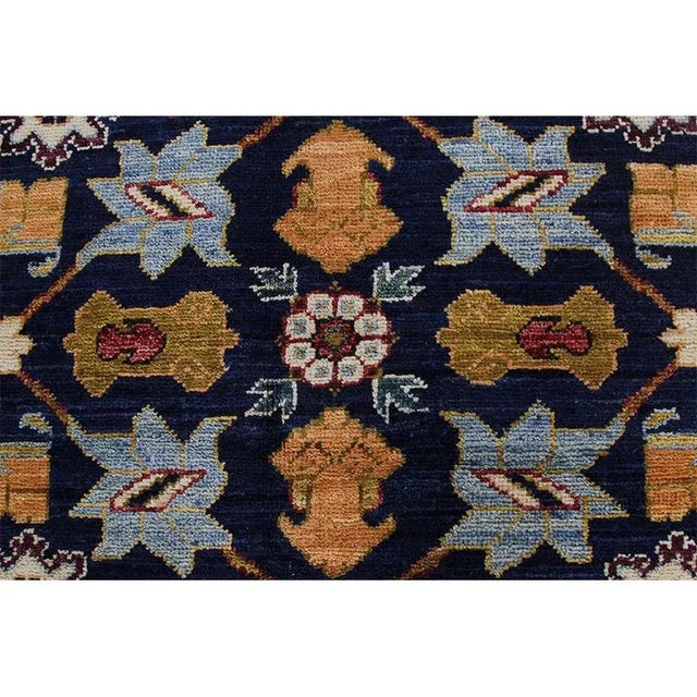Handwoven Heriz Style Area Rug 9’2″ X 12’7″ For Sale In Dallas - Image 6 of 11
