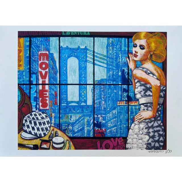 Early 21st Century Marc Ferrero, The Adventure, 2015, Lithograph For Sale - Image 5 of 6