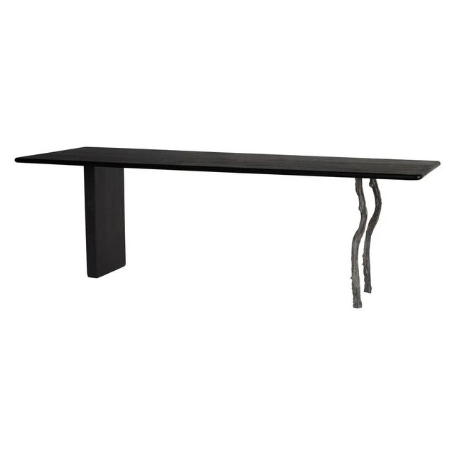 Black Rectangular Treebone Table by Jesse Sanderson For Sale - Image 8 of 8