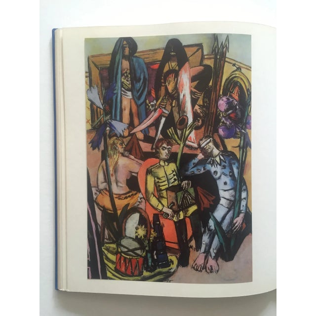 Various Artists Max Beckmann Vintage 1973 1st Edition Lithograph Print Collector's German Expressionist Hardcover Modern Art Book For Sale - Image 4 of 13