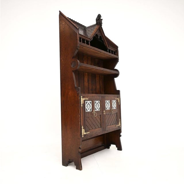 Antique Aesthetic Movement Cabinet by John Moyr Smith, 1880 For Sale - Image 4 of 18