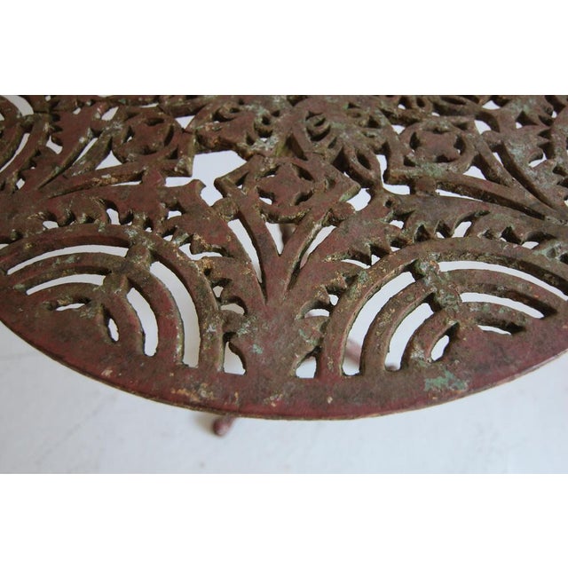 Round Cast Iron Table, 1890s For Sale - Image 10 of 18