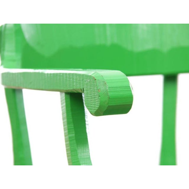 Green Vintage Green Side Chair For Sale - Image 8 of 17