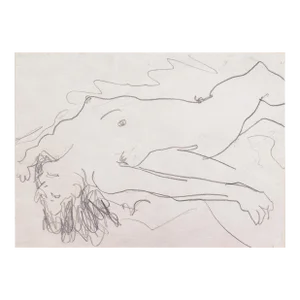 'Reclining Woman' by Victor Di Gesu, Carmel Artist, Paris, Louvre, Academie Chaumiere, San Francisco Art Association, Los Angeles County Museum of Art