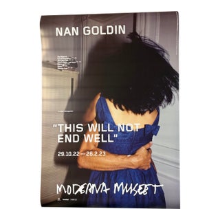 Nan Goldin, the Hug, New York City, 1980, Copyright Nan Goldin, This Will Not End Well, 2022, Exhibition Poster, Printed in Sweden. For Sale