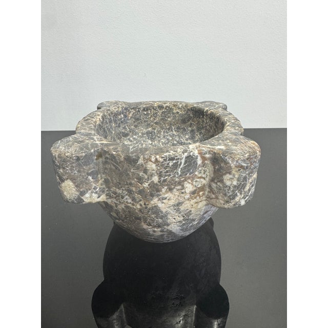19th century Spanish mortar marble bowl