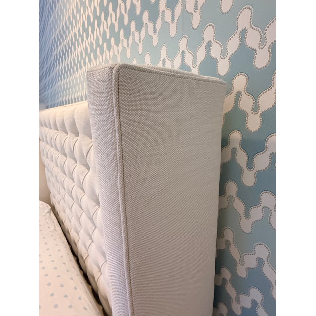 Traditional Serena & Lily Queen Tall Tufted Broderick Bed For Sale - Image 3 of 8