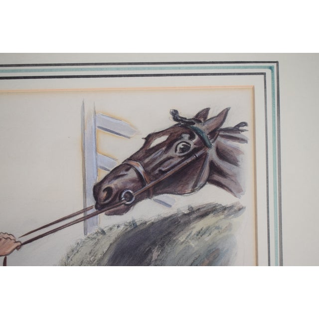 Traditional Lord Killeen "Come Hup! I Say-" Watercolour by Peter Ronald 'The Tout' Buchanan (British, 1881-1964) For Sale - Image 3 of 5