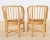 Set of Four McGuire Rattan Barrel Back Dining Chairs For Sale - Image 10 of 10