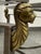 Metal Vintage Hollywood Regency Glass Top Lion Head Accent Tables, Pair For Sale - Image 7 of 12