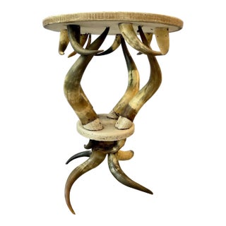 Victorian Texas Long Horn Accent Table, 19thC For Sale