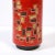 Mid-Century Modern Scarlet Red Handpainted Umbrella Stand w/ Rectilinear Details For Sale In New York - Image 6 of 12