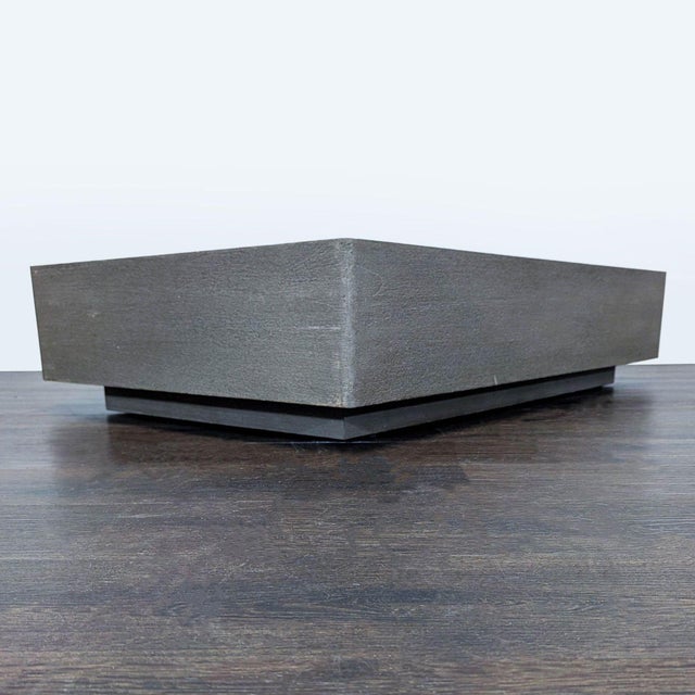 2020s Restoration Hardware Maya Weathered Teak Modern Outdoor Coffee Table For Sale - Image 5 of 11