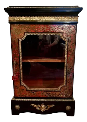 Victorian French Boulle Display Cabinet, 1860s