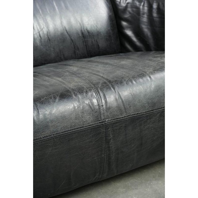 Cowhide Leather 2-Seater Sofa from Aviator For Sale - Image 12 of 14
