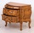 Italian Italian Three Drawer Carved Bombe Commode or End Table For Sale - Image 3 of 11