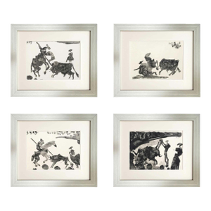 Pablo Picasso Set of Four Framed Toros Y Toreros