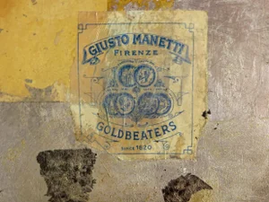 2000 "Goldbeaters" Abstract Mixed-Media Collage by Stephanie Peek