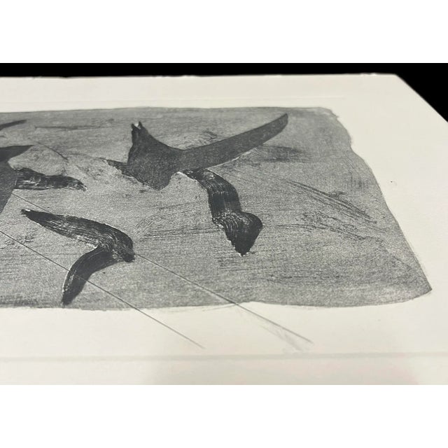 Impressionist Georges Braque French Unframed Lithograph Print Birds in Flight For Sale - Image 3 of 4