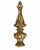 Charming vintage solid brass finial sourced from France, featuring a nicely turned decorative form with classic European...