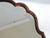 Large Dutch Wooden Scalloped Lacquered Mirror For Sale - Image 5 of 13