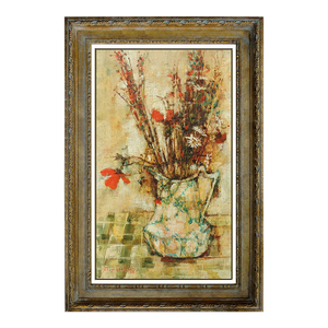 1950s Vase of Flowers, Michel De Gallard