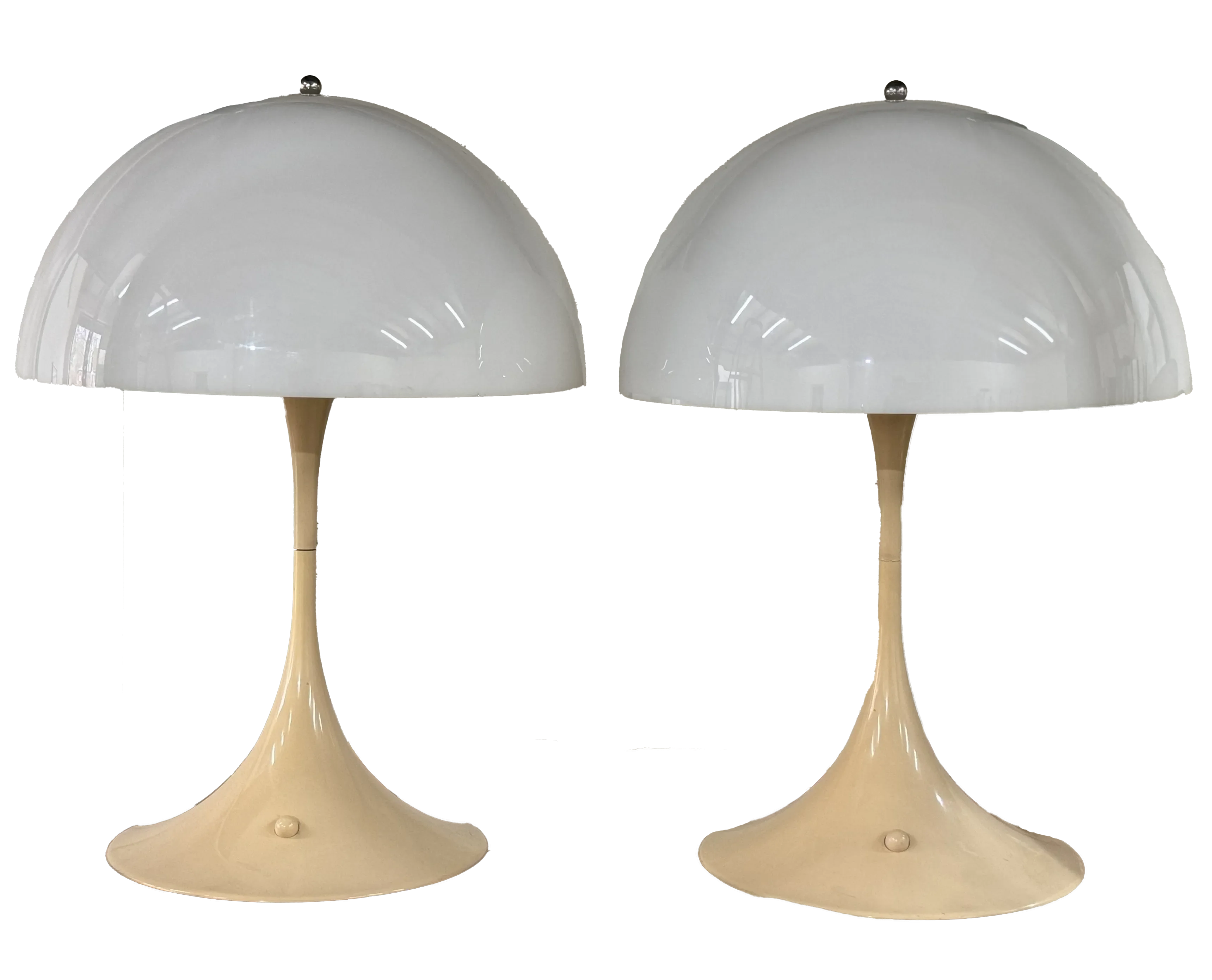 Vintage Panthella Table Lamps by Verner Panton for Louis Poulsen