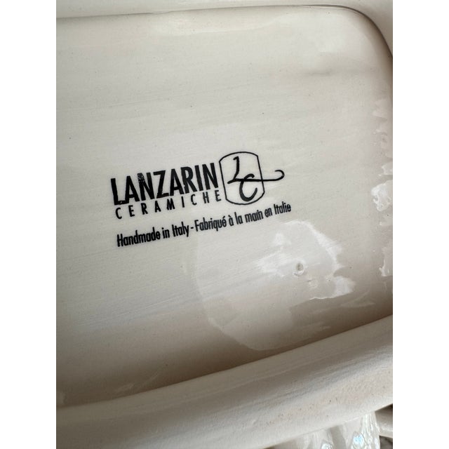 Ceramic Italian Handmade Ceramic Baskets, Pair For Sale - Image 7 of 7