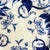 19th Century Blue Earthenware Flora Plate on Pedestal from Creil and Montereau For Sale - Image 9 of 10
