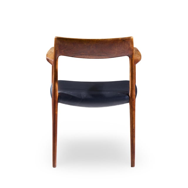 Niels Moller Model 57 Mid Century Danish Rosewood Chair For Sale In Chicago - Image 6 of 10