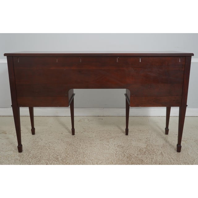 Craftique Mahogany Inlaid Bowfront Sideboard For Sale - Image 17 of 18