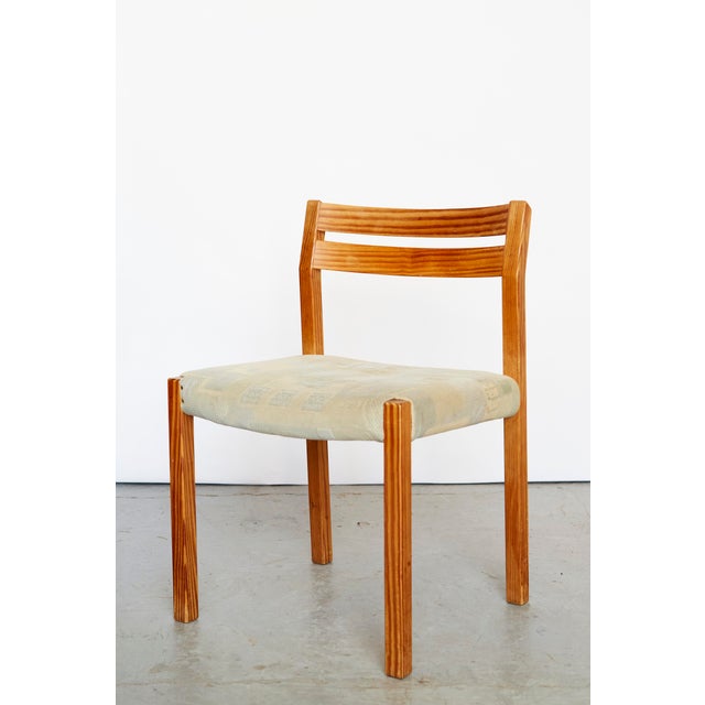 Mid-Century Modern Pine No. 404 Dining Chairs by Niels O. Møller Moller for J.L. Møller, 1970s, Set of 6 For Sale - Image 3 of 13