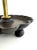 Vintage Brass & Cast Iron Fireplace Tool Stand With Scalloped Ash Tray For Sale - Image 9 of 12