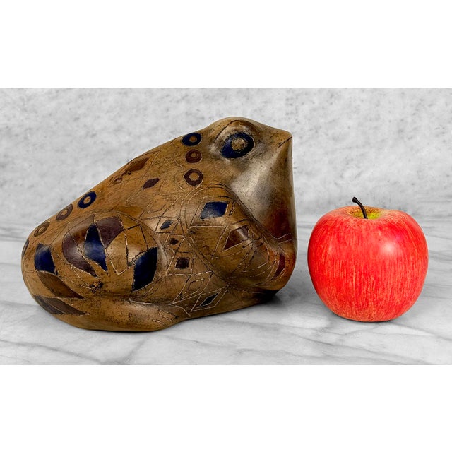 Vintage Southwestern Mexican Pottery Frog Sculpture, c. Mid 20th Century - Pairs Nicely with Many Traditional & Eclectic...
